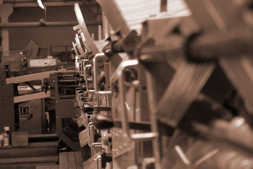 Different printing machines and polygraphing equipment