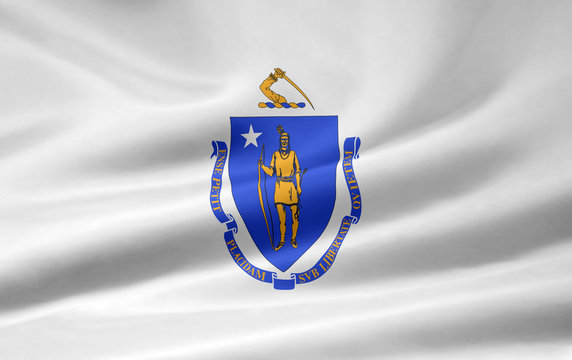 Massachusetts Flagge