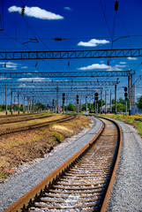 Obraz na płótnie Canvas Railroad crossing
