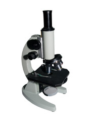 microscope isolated on a white background