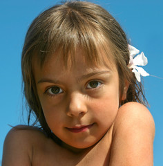 portrait de fillette sensible 3