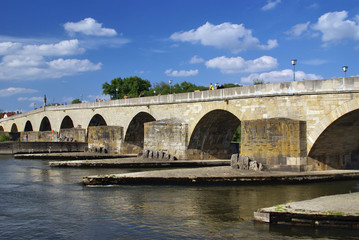 Fototapeta premium Steinerne Brücke