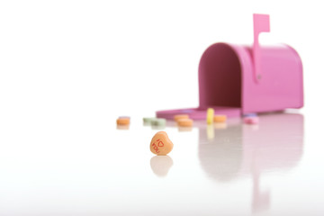 Candy heart - I love you