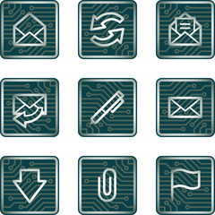 E-mail icons, electronics series