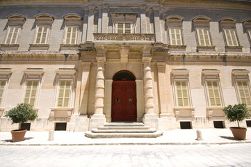 Fototapeta premium malta medieval city mdina casa testaferrata architecture palace