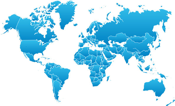Carte du monde - Pays