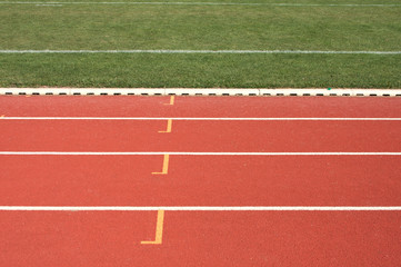 Leichtathletik Laufen Laufbahn