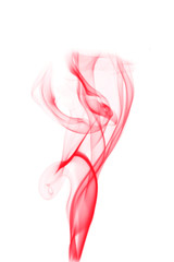 Abstract Smoke isolated on a white background