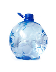 Plastic bottle of water isolatet on white
