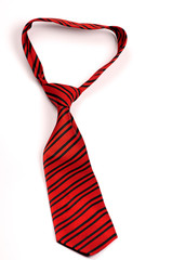 Red tie