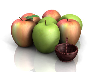 les pommes