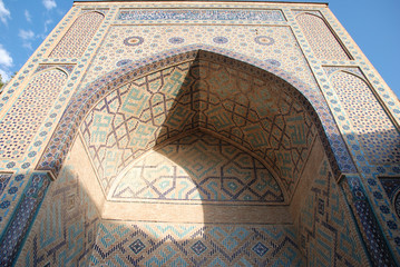 Portal of Mosque in Middle Asia "Zangiota"