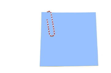 note paper isolated on a white background