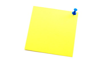 note paper isolated on a white background