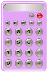 calculatrice violette