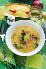 Farinata di farina gialla col Cavolo Nero