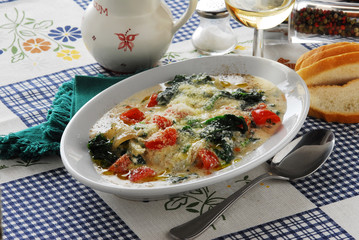 Minestra di ricotta e verdure - Primi