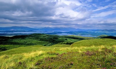 Fototapeta na wymiar glen w szkockich Highlands