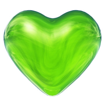 high resolution 3D heart rendered at maximum quality