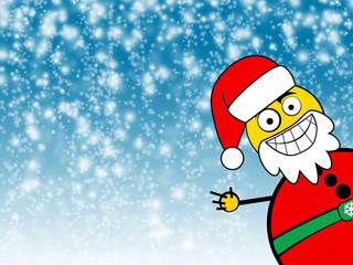 Santa Clause Winter Background