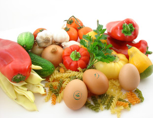 Vegetables isolated