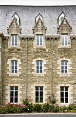 Fototapeta na wymiar Architecture bretonne (ancien couvent à Lannion)
