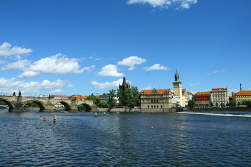 Fototapeta na wymiar Pont de Prague