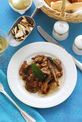 Frattaglie di pollo e funghi - Secondi di Carne Emilia R.