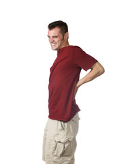 Fototapeta premium man with backache