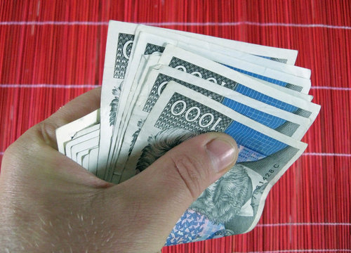 bribe money