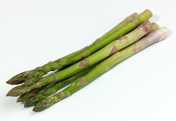 Five stalks of Asparagus
