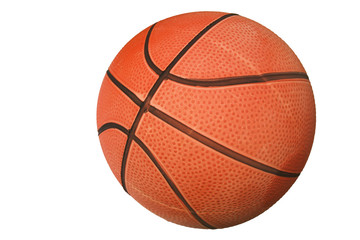basketball ball isolated on white