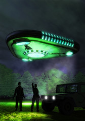 ufo encounter © Luca Oleastri