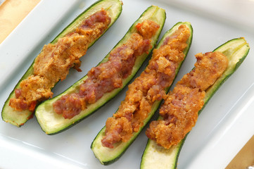 Zucchine ripiene - Contorni