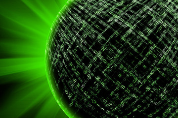 abstract background of matrix planet © Ivan Kmit