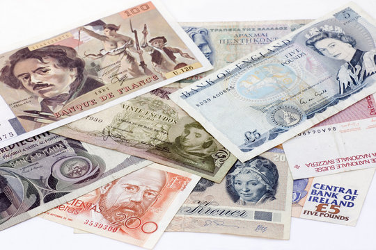 billetes europeos