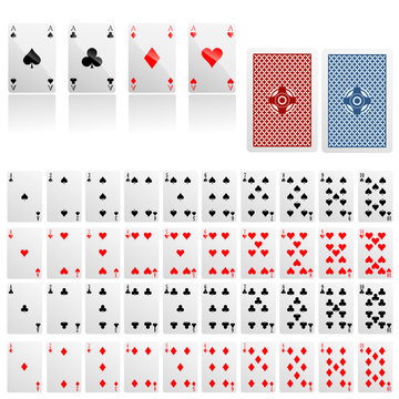 collection of game card vector
