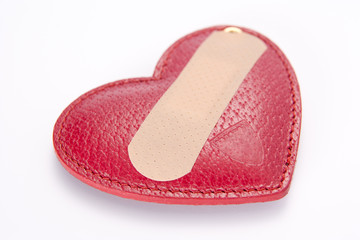 Band Aid Covering Heart