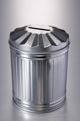 Tin Trash Can