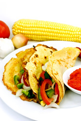 Tortilla mit Gemüse