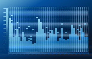 Blue eqalizer backgound, vector illustration
