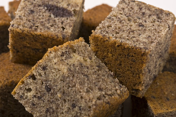 Various types of baked sweet pastry