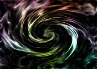 illustration of colourful whirl