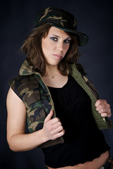 sexy army girl