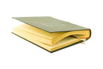 Book with glasses instead of a bookmark