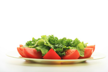 Fresh Vegetables, Fruits and other foodstuffs. Shot in a studio.