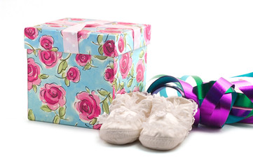 A gift box for a baby girl
