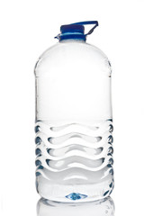 Water bottle 1 gallon on white background