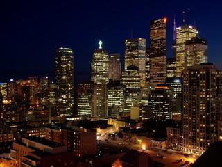 Skyline Toronto bei Nacht