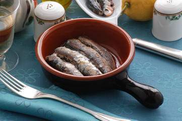 Sardoncini al coccio - Secondi di pesce Emilia Romagna